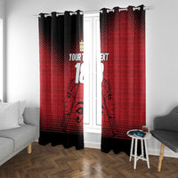 Custom Egypt Football Window Curtain The Pharaohs Eye of Horus