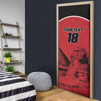 Custom Egypt Football Door Cover Pharaohs Heritage Pyramid