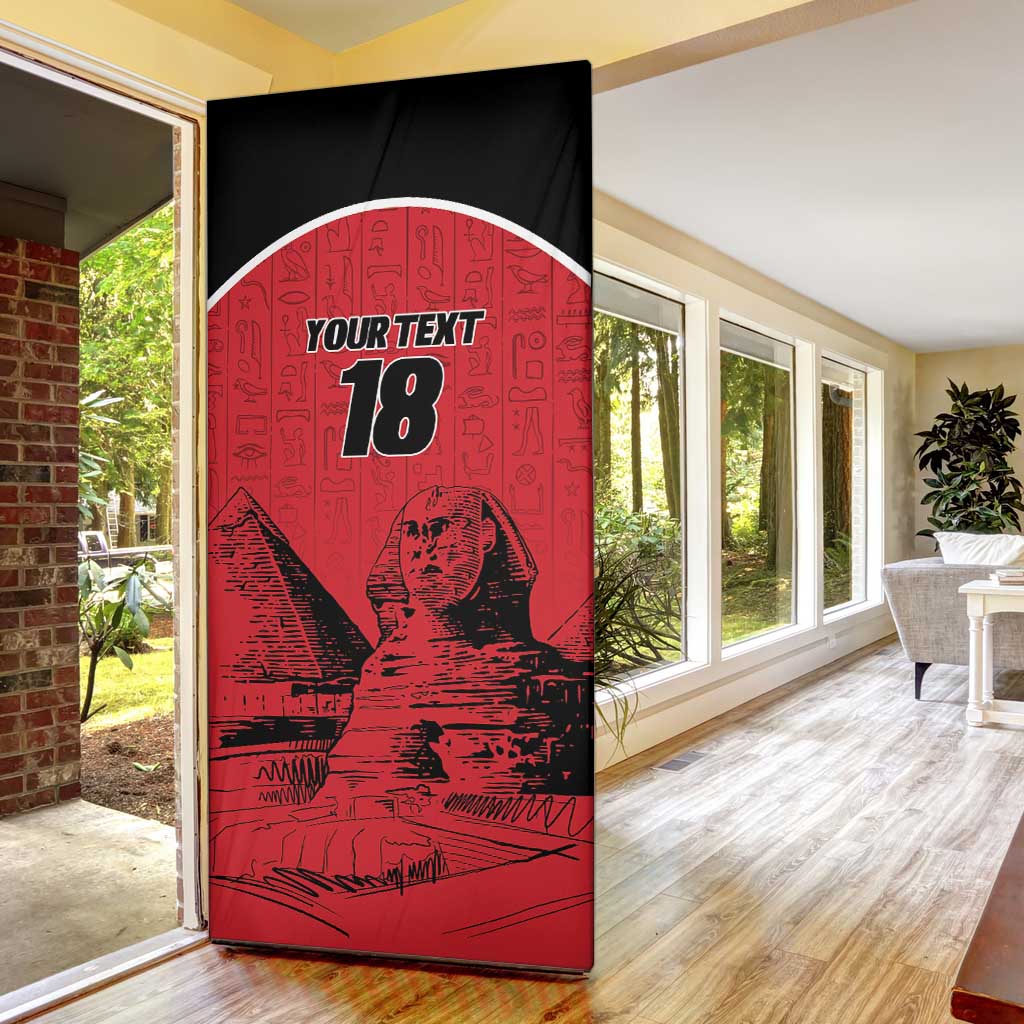 Custom Egypt Football Door Cover Pharaohs Heritage Pyramid