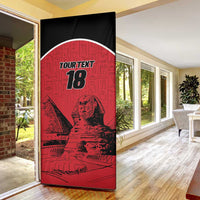 Custom Egypt Football Door Cover Pharaohs Heritage Pyramid