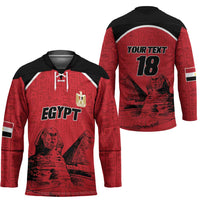 Custom Egypt Football Hockey Jersey Pharaohs Heritage Pyramid