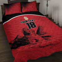 Custom Egypt Football Quilt Bed Set Pharaohs Heritage Pyramid