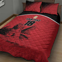 Custom Egypt Football Quilt Bed Set Pharaohs Heritage Pyramid