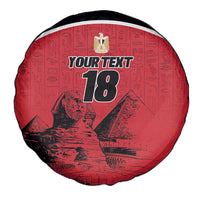 Custom Egypt Football Spare Tire Cover Pharaohs Heritage Pyramid