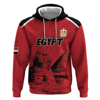 Custom Egypt Football Zip Hoodie Pharaohs Heritage Pyramid
