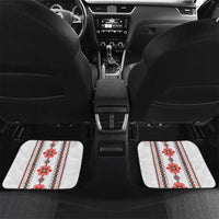 Bulgarian Embroidery Style Seamless Pattern Car Mats