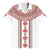 Bulgarian Embroidery Style Seamless Pattern Family Matching Puletasi and Hawaiian Shirt