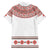Bulgarian Embroidery Style Seamless Pattern Family Matching Puletasi and Hawaiian Shirt