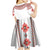Bulgarian Embroidery Style Seamless Pattern Kid Short Sleeve Dress