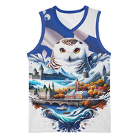 Quebec Snowy Owl Heritage Basketball Jersey Flag Day Edition