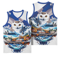 Quebec Snowy Owl Heritage Basketball Jersey Flag Day Edition