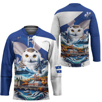 Quebec Snowy Owl Heritage Hockey Jersey Flag Day Edition