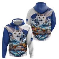 Quebec Snowy Owl Heritage Hoodie Flag Day Edition