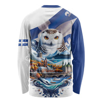 Quebec Snowy Owl Heritage Long Sleeve Shirt Flag Day Edition