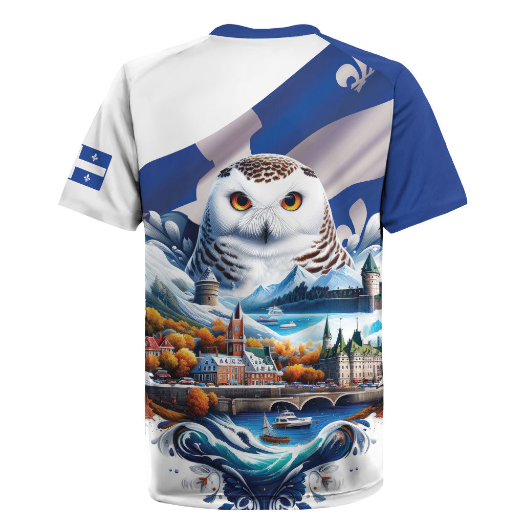 Quebec Snowy Owl Heritage Rugby Jersey Flag Day Edition