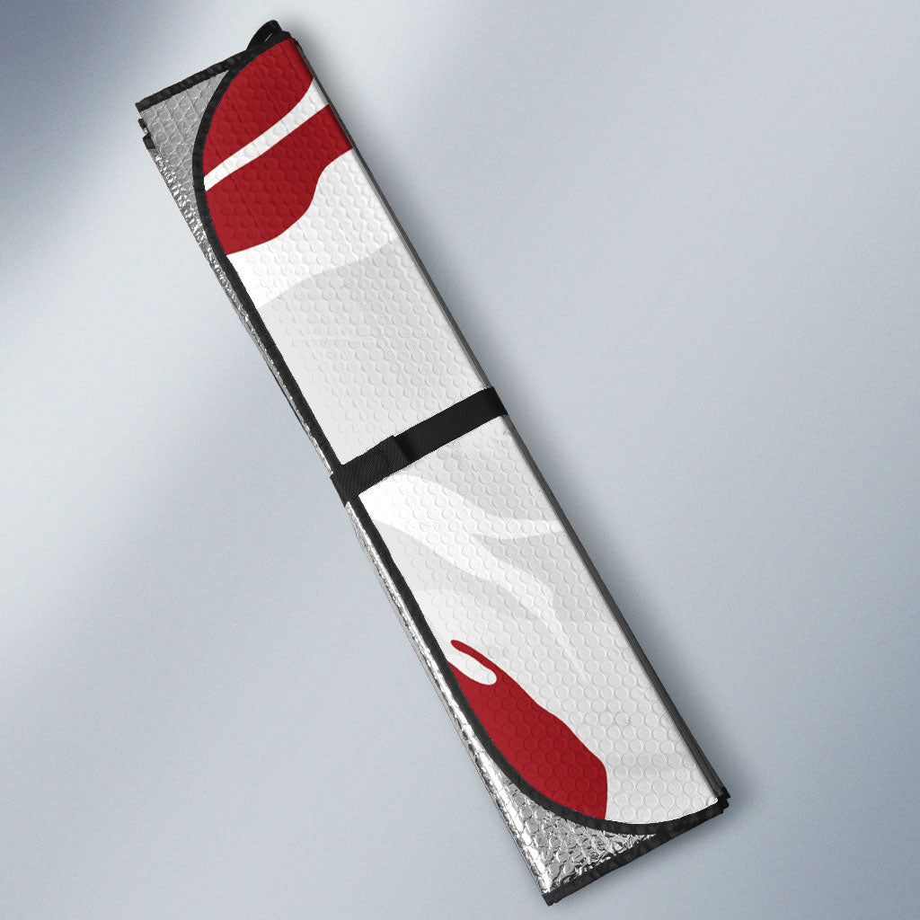 Poland National Flag Day Auto Sun Shade Fierce Polish Eagle Crown
