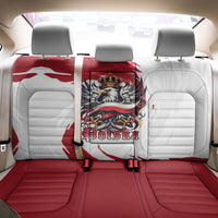 Poland National Flag Day Back Car Seat Cover Fierce Polish Eagle Crown
