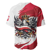 Poland National Flag Day Baseball Jersey Fierce Polish Eagle Crown