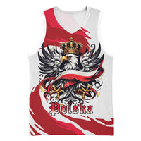 Poland National Flag Day Basketball Jersey Fierce Polish Eagle Crown