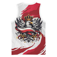 Poland National Flag Day Basketball Jersey Fierce Polish Eagle Crown