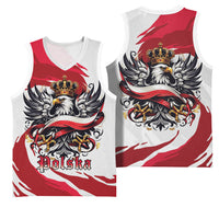 Poland National Flag Day Basketball Jersey Fierce Polish Eagle Crown