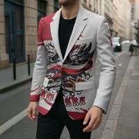 Poland National Flag Day Blazer Fierce Polish Eagle Crown