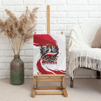 Poland National Flag Day Canvas Wall Art Fierce Polish Eagle Crown