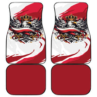 Poland National Flag Day Car Mats Fierce Polish Eagle Crown