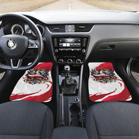 Poland National Flag Day Car Mats Fierce Polish Eagle Crown