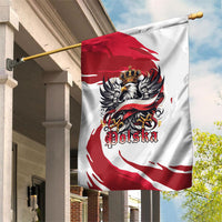 Poland National Flag Day Garden Flag Fierce Polish Eagle Crown