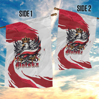Poland National Flag Day Garden Flag Fierce Polish Eagle Crown