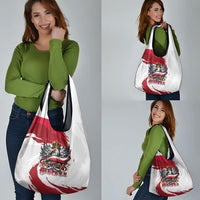 Poland National Flag Day Grocery Bag Fierce Polish Eagle Crown