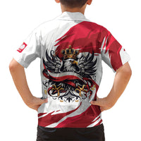 Poland National Flag Day Hawaiian Shirt Fierce Polish Eagle Crown