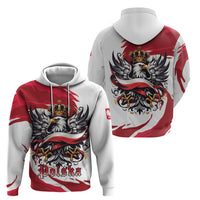 Poland National Flag Day Hoodie Fierce Polish Eagle Crown