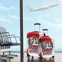 Poland National Flag Day Luggage Cover Fierce Polish Eagle Crown