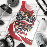 Poland National Flag Day Men Tank Top Fierce Polish Eagle Crown