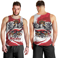 Poland National Flag Day Men Tank Top Fierce Polish Eagle Crown