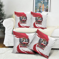 Poland National Flag Day Pillow Cover Fierce Polish Eagle Crown