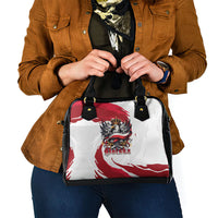 Poland National Flag Day Shoulder Handbag Fierce Polish Eagle Crown
