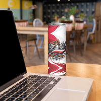 Poland National Flag Day Skinny Tumbler Fierce Polish Eagle Crown