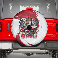 Poland National Flag Day Spare Tire Cover Fierce Polish Eagle Crown