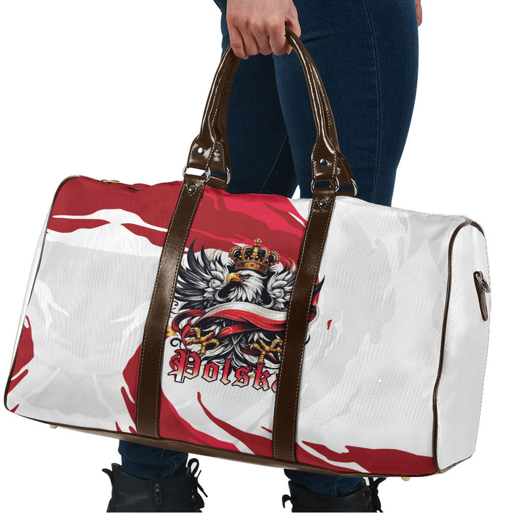 Poland National Flag Day Travel Bag Fierce Polish Eagle Crown