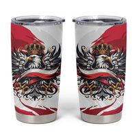 Poland National Flag Day Tumbler Cup Fierce Polish Eagle Crown