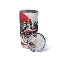 Poland National Flag Day Tumbler Cup Fierce Polish Eagle Crown