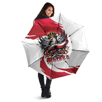 Poland National Flag Day Umbrella Fierce Polish Eagle Crown