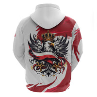 Poland National Flag Day Zip Hoodie Fierce Polish Eagle Crown