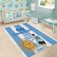 Custom Argentina Football Area Rug Go Champions 2024 - Wonder Print Shop