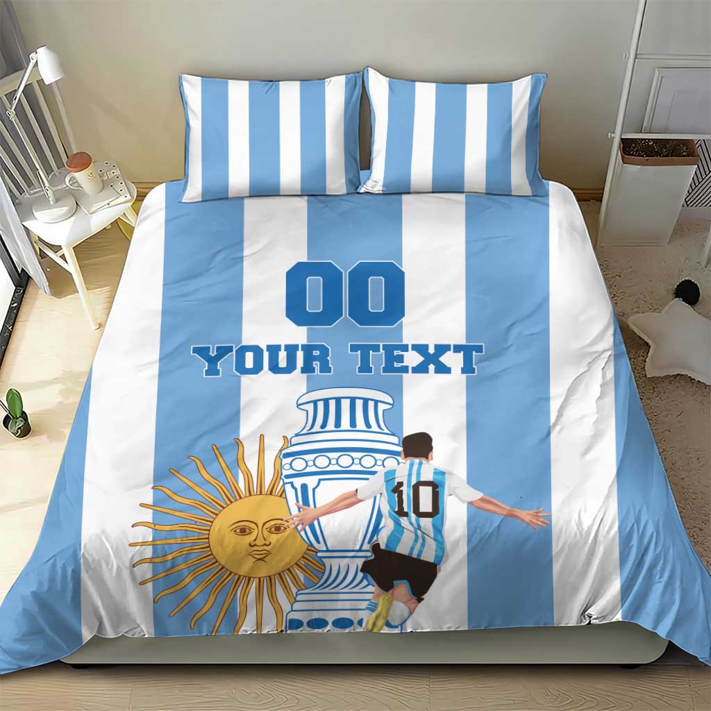 Custom Argentina Football Bedding Set Go Champions 2024 - Wonder Print Shop