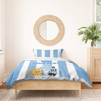 Custom Argentina Football Bedding Set Go Champions 2024 - Wonder Print Shop