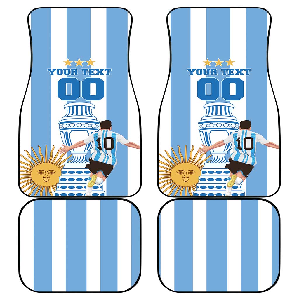 Custom Argentina Football Car Mats Go Champions 2024 - Wonder Print Shop